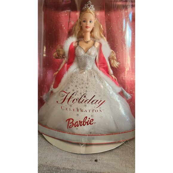 Vintage 2001 Holiday Celebration Barbie Special Edition Mattel #50304 Christmas - Picture 3 of 7